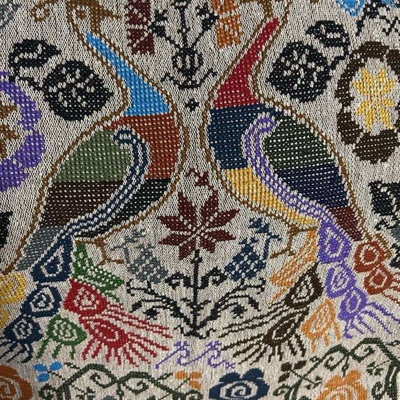 Colorful Tapestry with Fringe - Picture 3 of 3